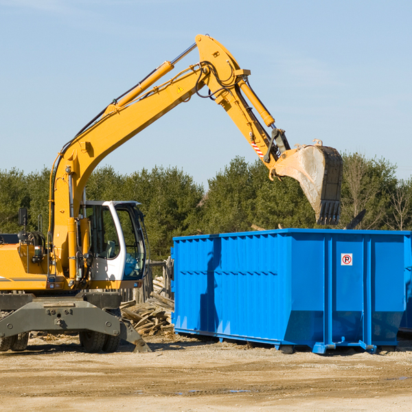 can i request a rental extension for a residential dumpster in Erin WI